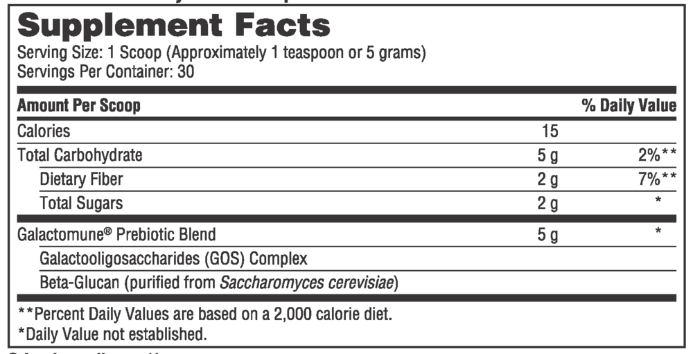 SFI Health/ Klaire Labs- Galactomune Powder