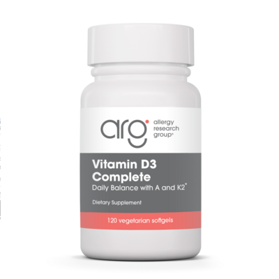 Allergy Research Group - Vitamin D3 Complete 2000 IU with A and K2