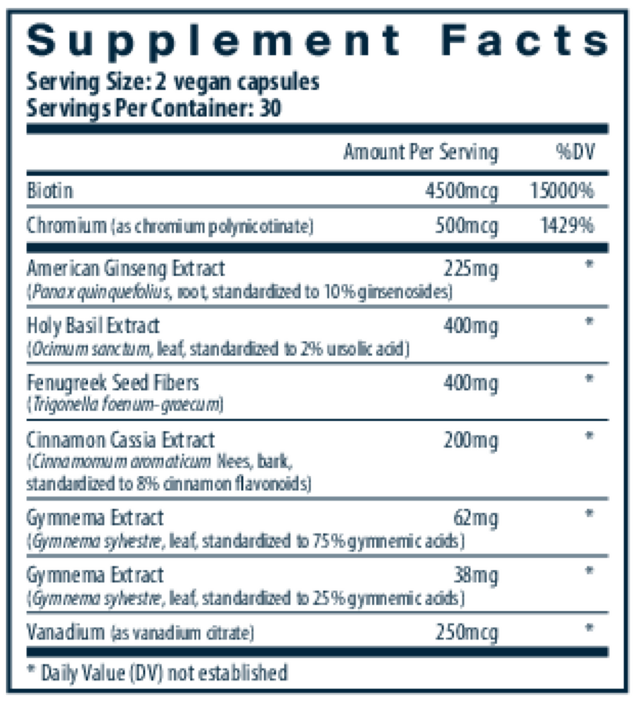 Vital Nutrients - Blood Sugar Support