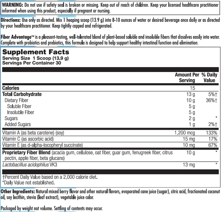 Nutra BioGenesis - Fiber Advantage