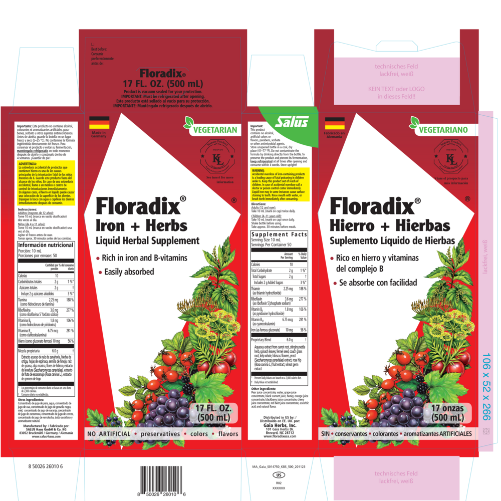 Salus- Floradix Iron + Herbs