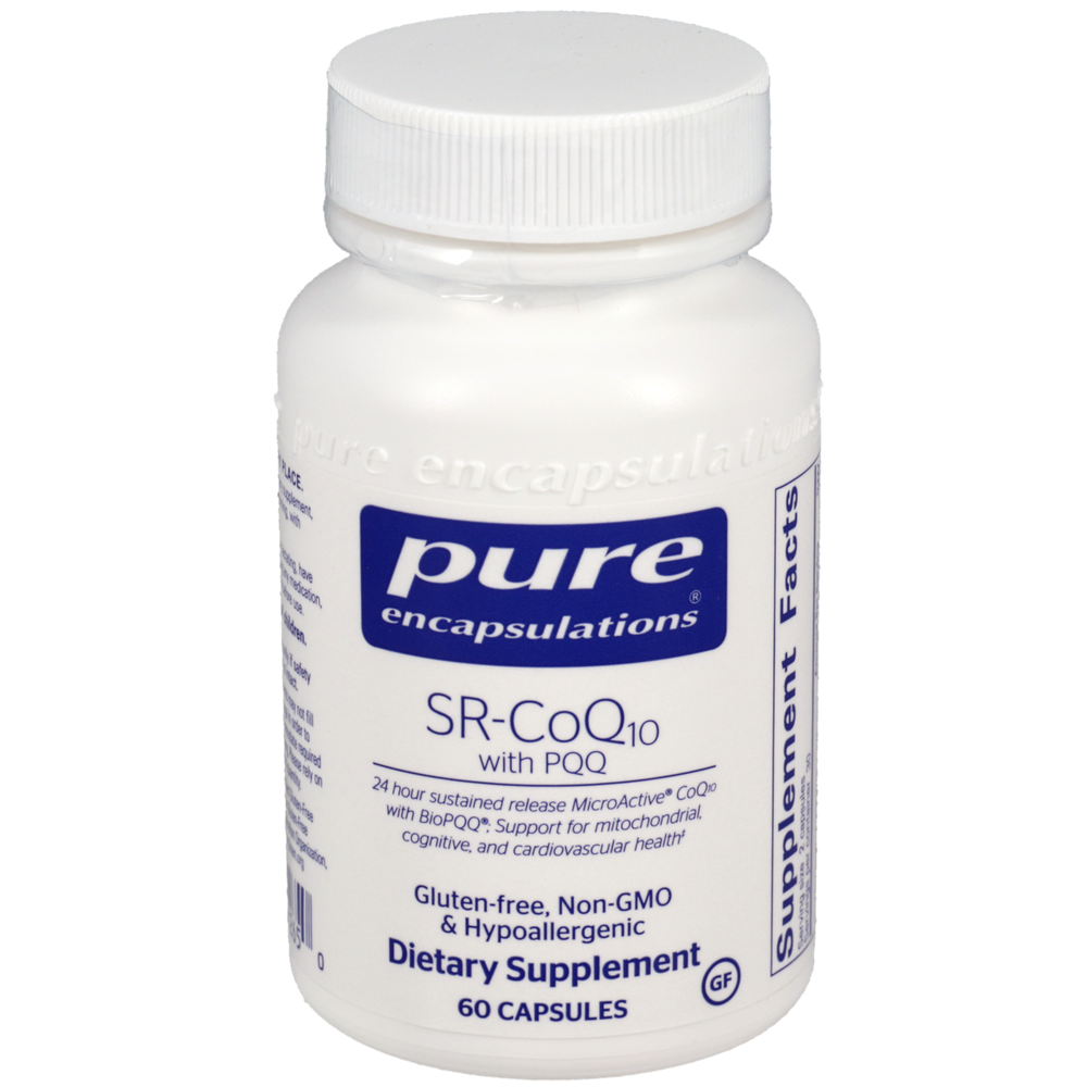 Pure Encapsulations SR-CoQ10 w/PQQ – Cellular Energy & Heart Health Support, 30 Capsules