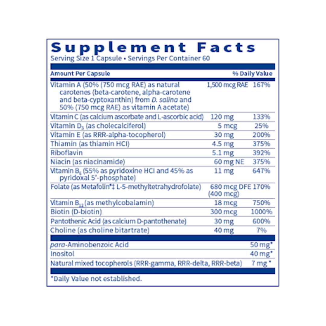 SFI Health (Klaire Labs) Multi-Vitamin Complex