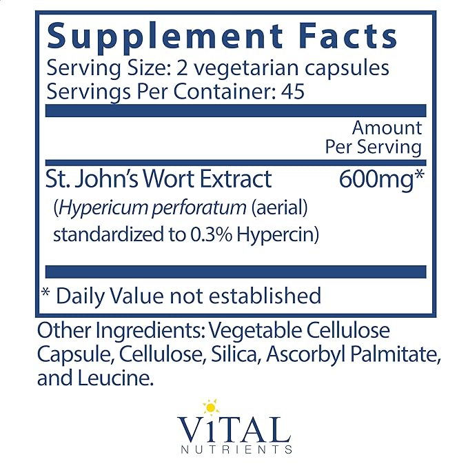Vital Nutrients - St. John's Wort