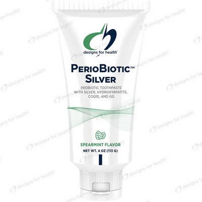 Designs for Health- Periobiotic Silver Toothpaste (Spearmint)