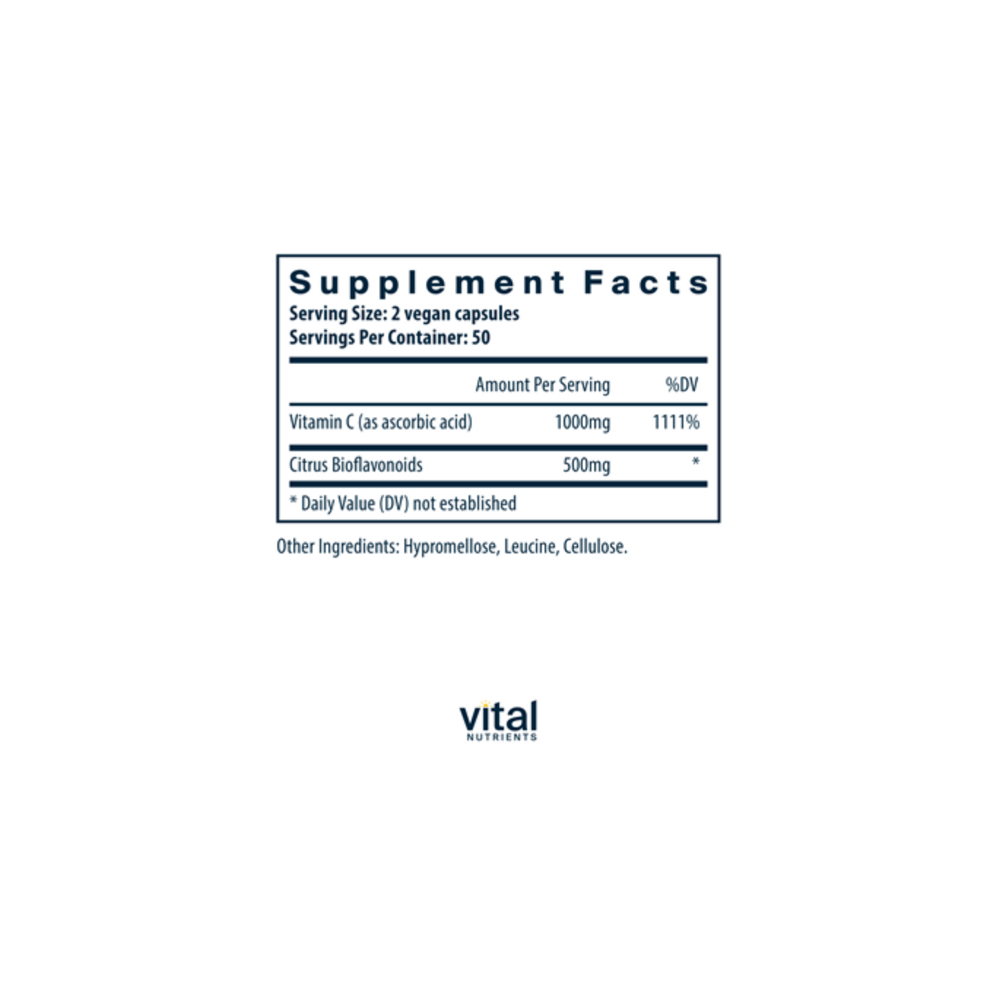 Vital Nutrients Vitamin C with Bioflavonoids