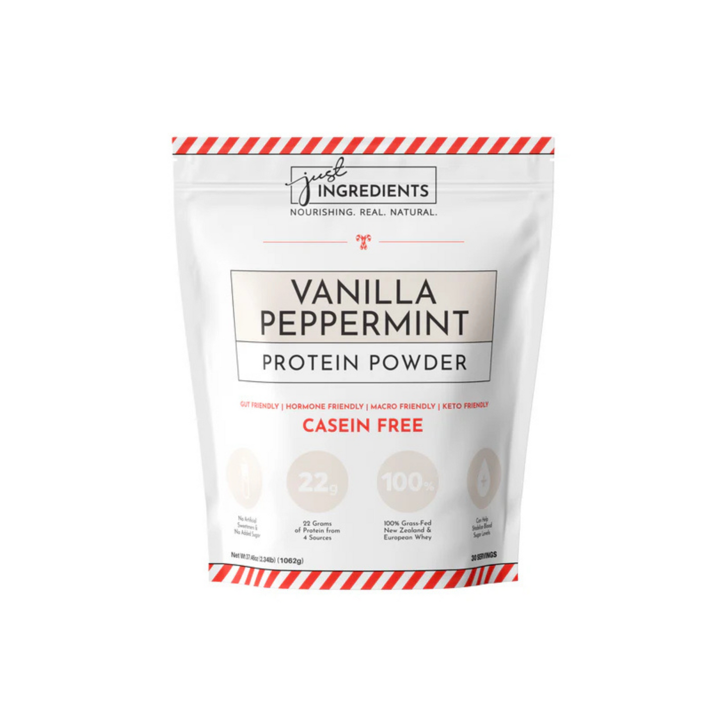 Just Ingredients - Vanilla Peppermint Protein Powder