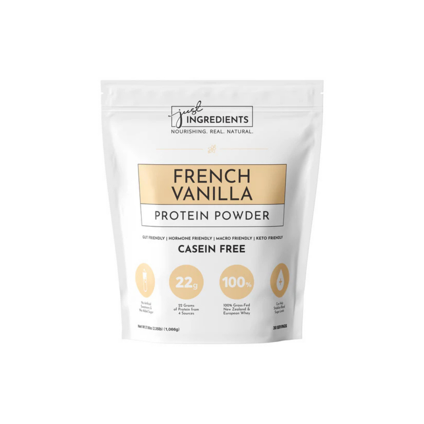 Just Ingredients - French Vanilla Protein Powder