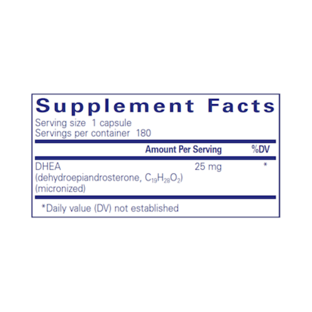 Pure Encapsulations DHEA (micronized) 25 mg