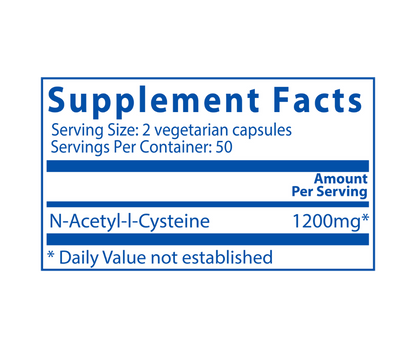 Vital Nutrients NAC (N-Acetyl Cysteine)