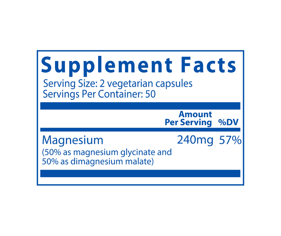 Vital Nutrients - Magnesium (Glyc./Malate) 120mg