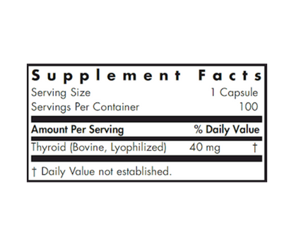 Allergy Research Group - Thyroid Natural Glandular