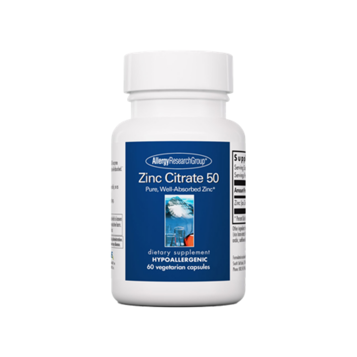 Allergy Research Group - Zinc Citrate 50 mg