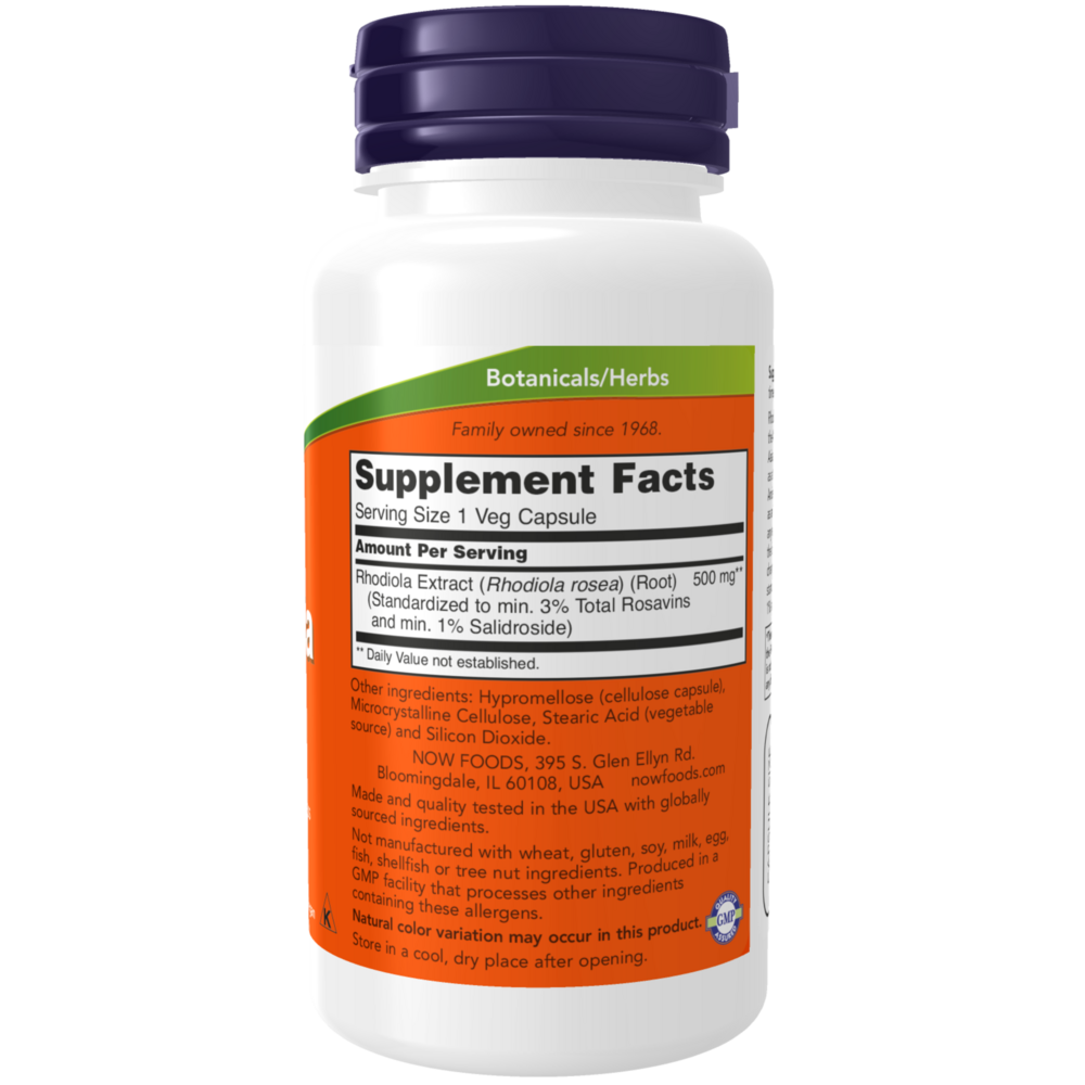NOW- Rhodiola 500mg