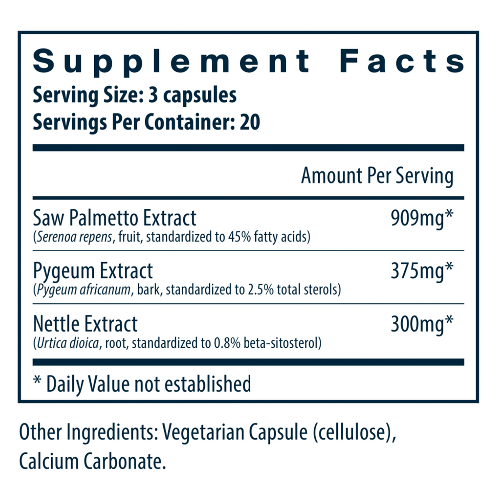 Vital Nutrients Saw Palmetto Pygeum Nettle Root